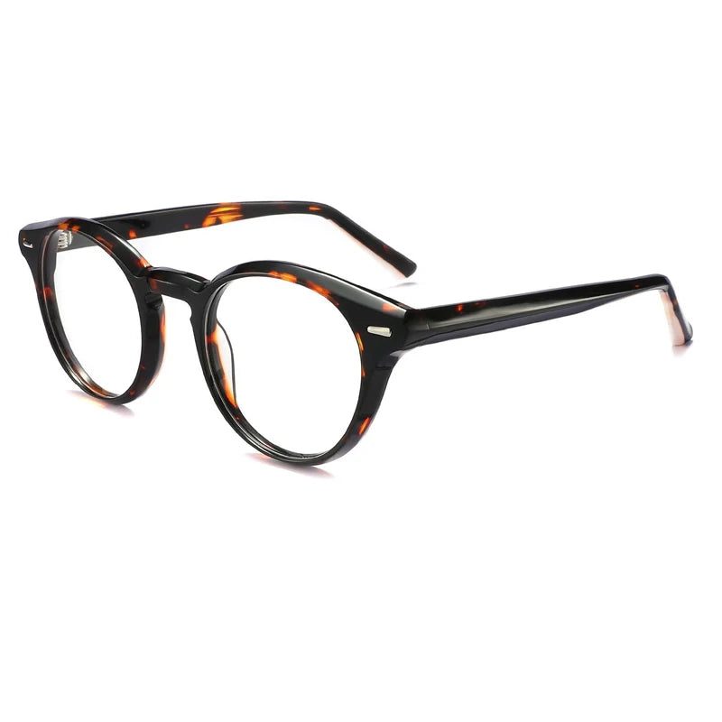 WXCX-XD8002 New Vintage Fashionable Popular Acetate Spring Optical Frames Eye Spectacle Eyewear Eyeglasses with Pins Insert