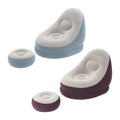 Bestway 75053 Comfort Cruiser Inflatable Chair with Ottoman Inflatable air Sofa Lay Bed Living Room Sofa