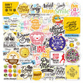 Custom Full Color Waterproof UV Resistant Brand Logo Stickers Personalized Self Adhesive PVC Vinyl Cartoon Die Cut Glossy/Matte