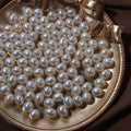 6mm Rice Shape Freshwater Pearls Real Natural Loose Pearls Wholesale Price Rice Pearls