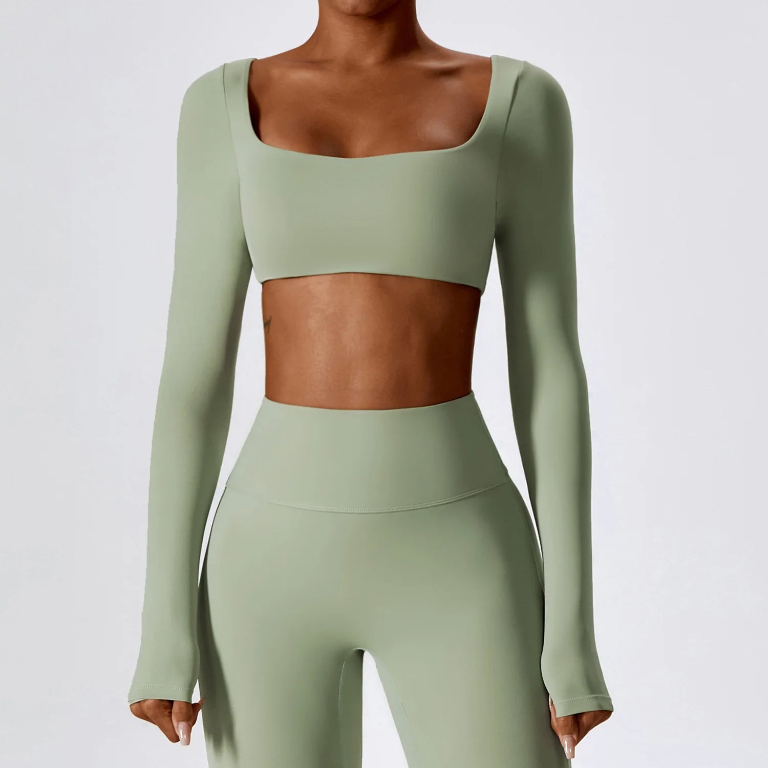 High Quality Long Sleeved Yoga Clothing Outdoor Running Sports T-Shirt Quick Drying Tight Fitness Clothing Women's Top