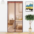 European Style Anti Insect Curtains Mosquito Net Magnetic Door Screen Reinforced Magnetic Mosquito Bug Netting Curtain Soft Door