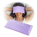 Heated Eye Mask Dry Eyes Microwave Eye Compress Moist Heat Portable Warm Weighted Sleep Mask