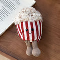 Cute Cartoon Popcorn Doll Plush Bag Food Hanging Pendant Batch Stall Birthday Gift 8-13 Years PP Cotton Unisex MegaBDM