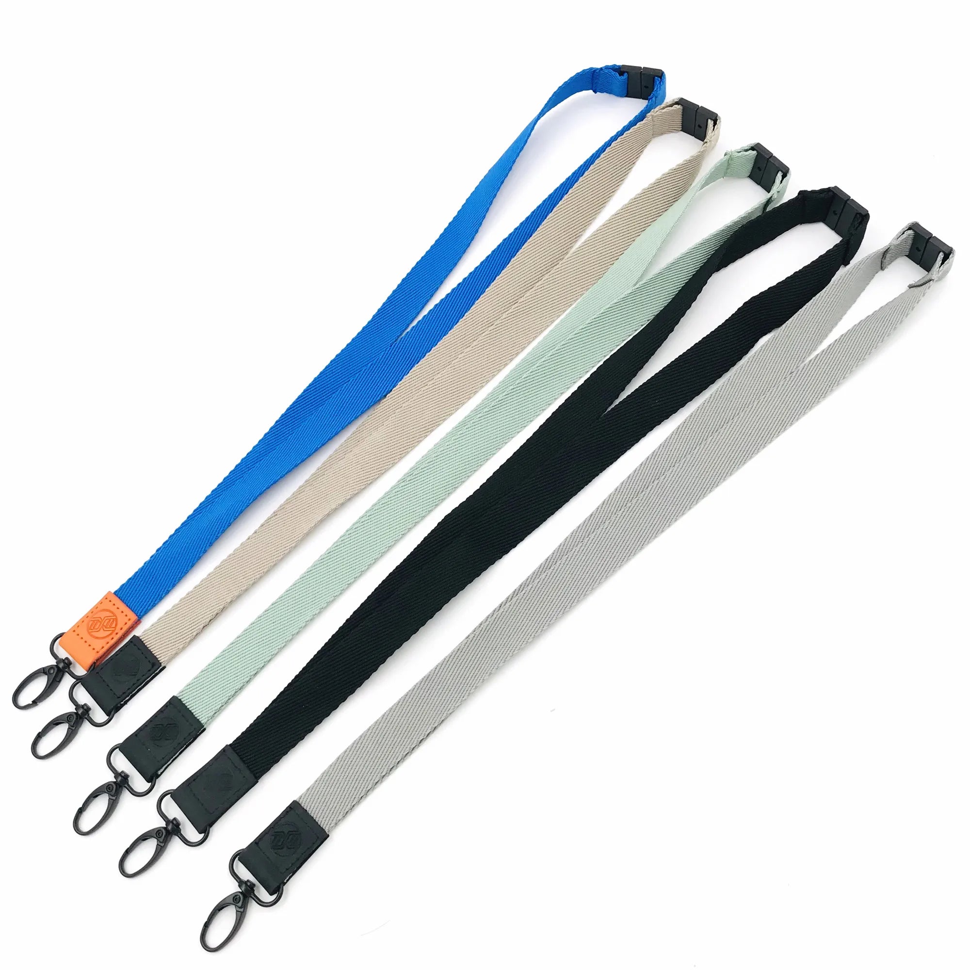 Solid Colors Luxury Lanyards Customized Design Neck Strap