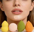 Multi-Shape Makeup Sponge Set - Latex-Free & Vegan Blending Sponges for Foundation Concealer & Contouring