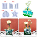 Early Riser Home Decoration DIY Plant Propagation Station Epoxy Resin Crafts Flower Vase Cultivation Silicone Mold
