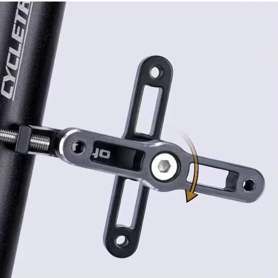 GIYO Single-layer Aluminum Alloy Bicycle Water Bottle Cage-Black 85g GY-416 Model