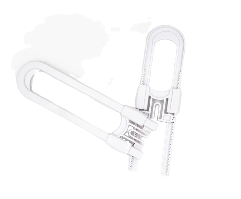 Sliding Cabinet Locks U Shaped Baby Safety Locks Childproof Cabinet Latch for Kitchen Bathroom Storage Doors