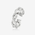 Vinrla 925 Sterling Silver Jewelry  Logo Free Wire Wrap Ring Silver Color  Ring Texture Open Ring