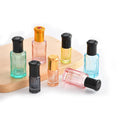 3ml 6ml Antiqued Vintage Octagon Gift Decoration Perfume Roll on Bottle Retro Arab Style Empty Glass Essential Oil Bottle