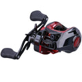 High-Speed 10Kg Max Drag 18+1BB 7.2:1 Fishing Reel Bait Casting Baitcasting Rod Combo with Dual Brake System for River Fishing