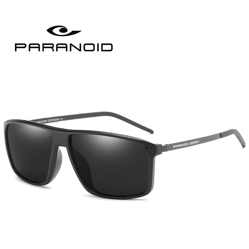 PARANOID CARBON FIBER Acetate Frame Blue/Tea Polarized HD Sunglasses 2025 UV400 Protection Driving Fashion Style Unisex