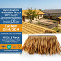 Cheap Prices Fireproof Synthetic Straw Roof Reed Rainproof  Plastic Artificial Synthetic Roofing Thatch