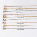Customized Length Rose Gold Chain Necklace Stainless Steel Strap Link Chains Necklace for Eyeglass Glasses
