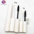 Yueshunxing 5ML 10ML Wholesale Plastic White Lip Gloss Eyeliner Packaging Tube Eyelash Tube Empty Mascara Tubes