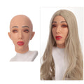 Silicone Head Cover Breastform Crossdresser Cosplay Beauty Mask Collection Realistic Silicone Mask Male to Female Full Head Mask
