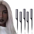 Hot Sale Classic Style Rock Tail Comb Heat Resistant Professional Bone Tail Rat Tail Comb Bulk