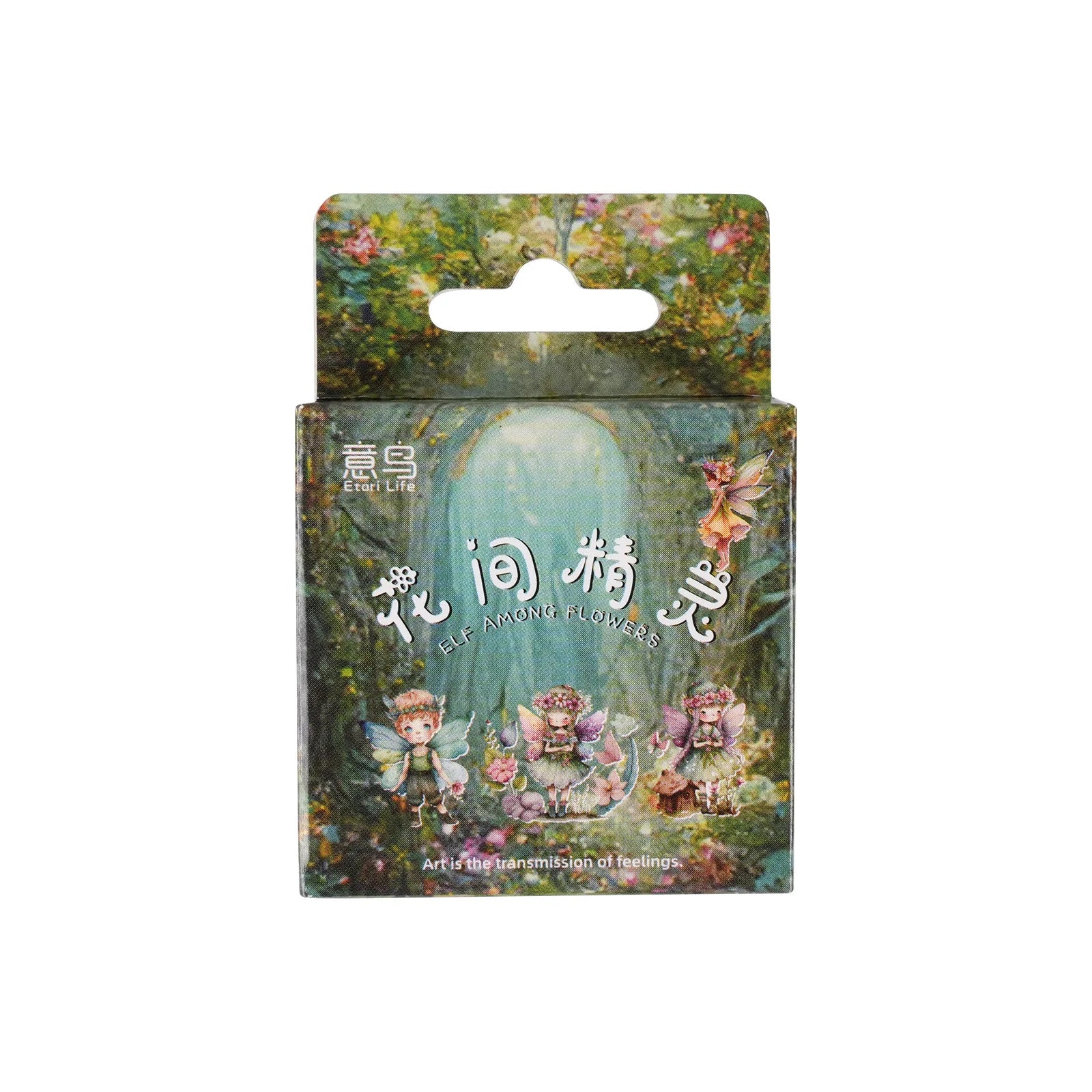 46 Pieces Per Pack Self-Adhesive Box-Packed Stickers Flower Room Elf Flower Elf Theme Journal Decorative Source Material