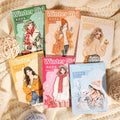 20 Sheets Per Pack PET Sticker Pack Winter Girl Series 6 Winter Girl Theme alien Handbook