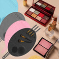 Custom Silicone Mixer Nail Art Polish Foundation Mixing Palette Makeup Tray Mixing Palette