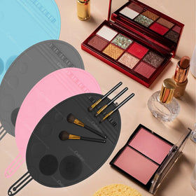 Custom Silicone Mixer Nail Art Polish Foundation Mixing Palette Makeup Tray Mixing Palette