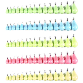 NEWUP Glow Fishing Accessory Weights Painted Lead Luminous Sinkers