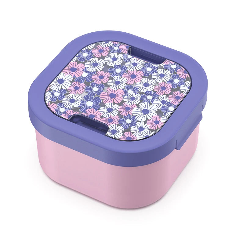 1800ml Salad Box Kitchen Colorful Leakproof Fruit Lunch Box PP Plastic Salad Bowl