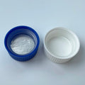 PP Plastic 33-400 38-400 53mm Child Resistant Cap Closure With Embossed Pictorial Direction HIS Lined CRC Lids for PE PET Bottle