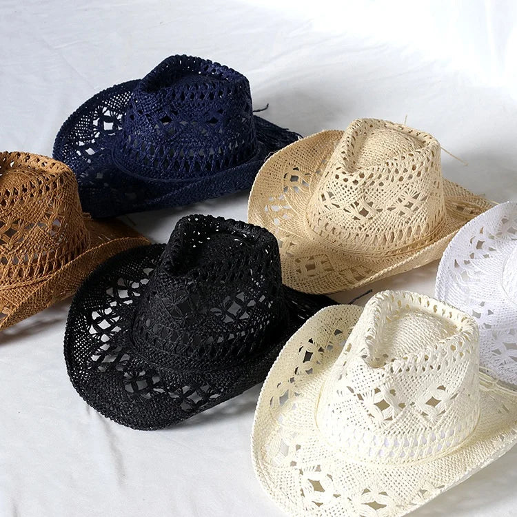 WD-A897 High Quality Mexico Sombreros Basic and Fashion Paper Straw Cowboy Hat