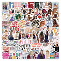 100Pcs Taylor Singer Album Graffiti Stickers for Guitar Bottle Vinyl the Eras Tour Concert Gift Sticker