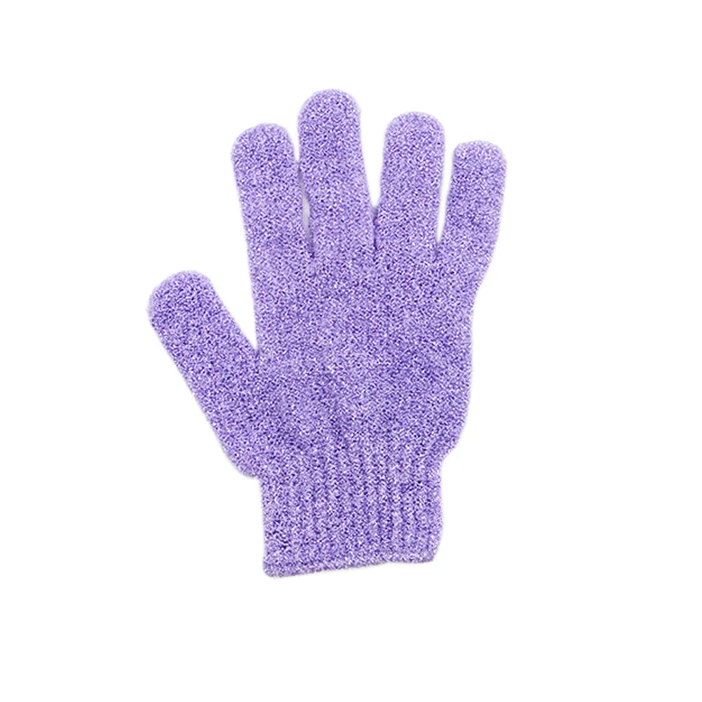 Washcloth Natural Bamboo Fiber Exfoliating Bath Glove Scrubber Washcloths Bathing Glove Bathroom