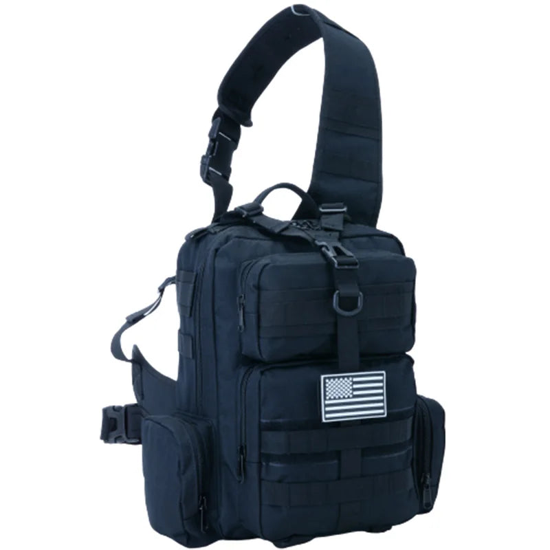 Lupu Bl126 Men's Tactical Chest Bag Customized Logo Oem/Odm Streamlined Nylon Design