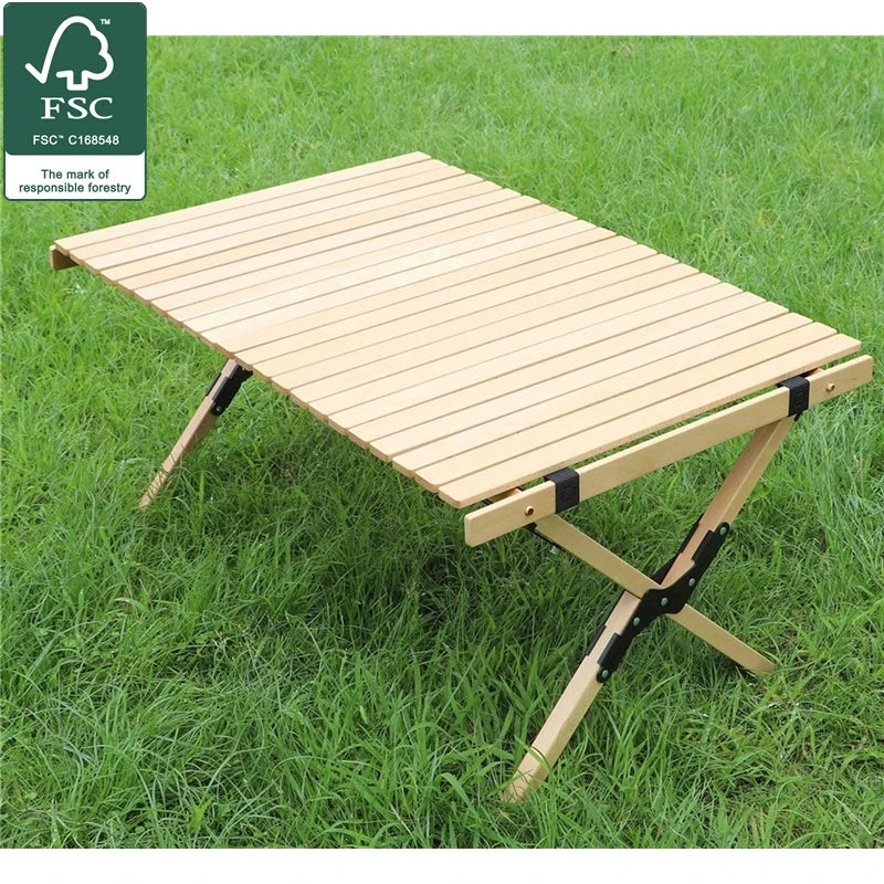 Portable Outdoor Indoor Wooden Foldable Picnic Table
