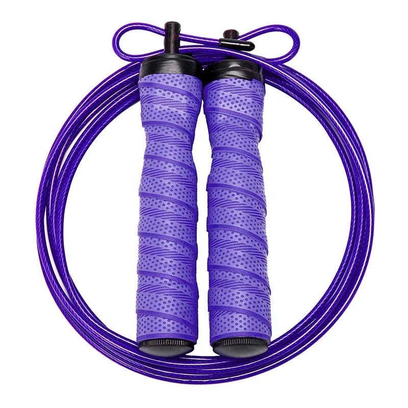 Fitness Workout Multi Color Gym Adult Pink Long Handles Rapid Speed Steel Wire Adjustable Sweetband Custom Skip Jump Rope