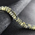 Wholesale Jewelry Crafts Making Beads Natural Yellow Howlite Jasper Abacus Rondelle Spacer Loose Beads 15.5''