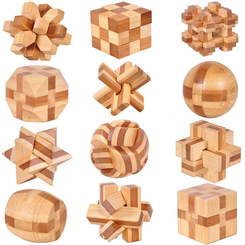 Small Bamboo Ming Lock Luban LockLock Barrel Lock Intellectual Toy