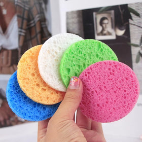 Woxin Eco-Friendly Natural Cellulose Facial Sponge for Gentle Cleansing High Absorbent & Biodegradable Sustainable Skincare