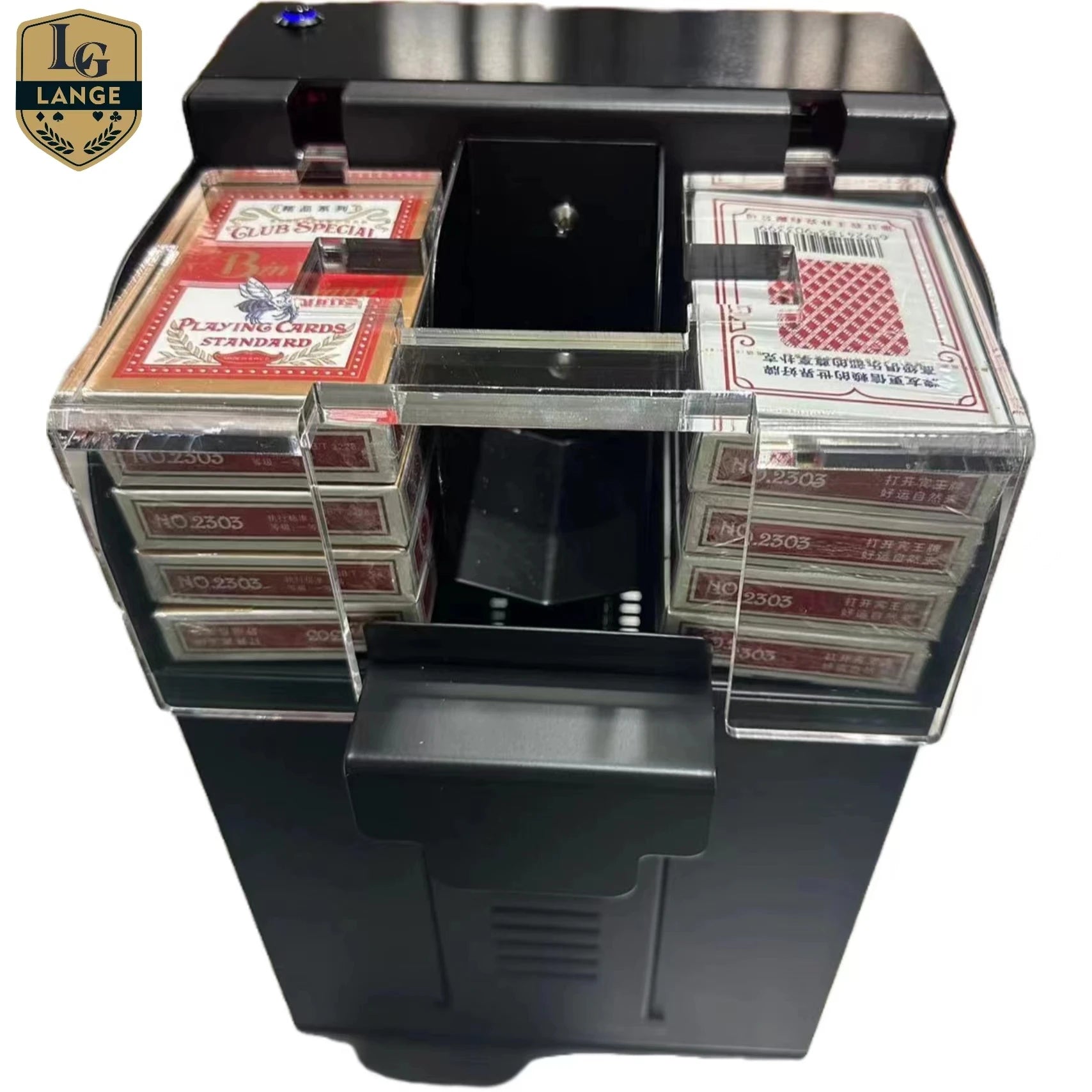 Automatic 8-Deck Casino Poker Shuffler Machine for Sports & Entertainment