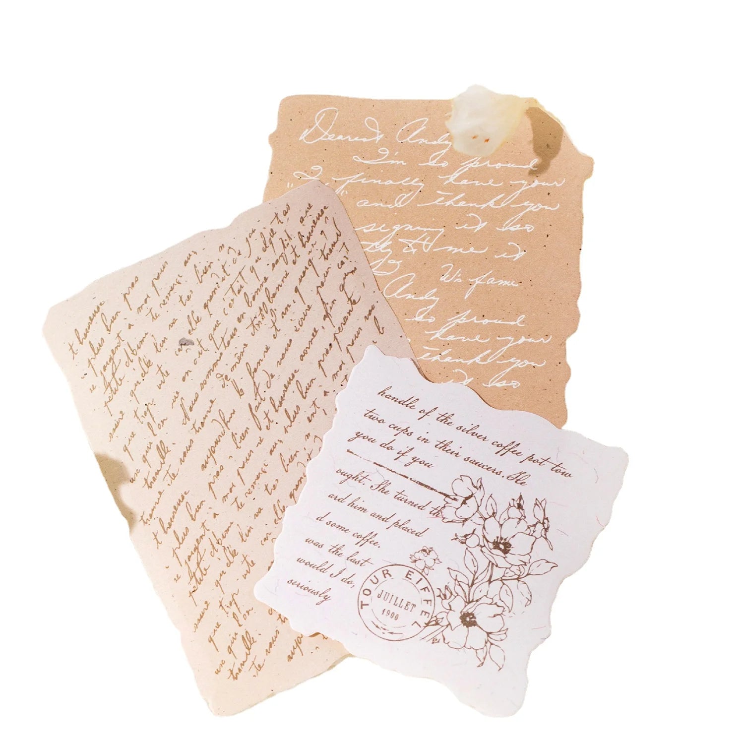 30pcs/pack Material Paper Romantic Fugue Series Vintage English Handbook DIY Material Decorative Underlining