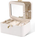 Wholesale High End Multi Functional Removable Dividers Large Capacity Luxury PU Leather Travel Jewelry Organizer Box