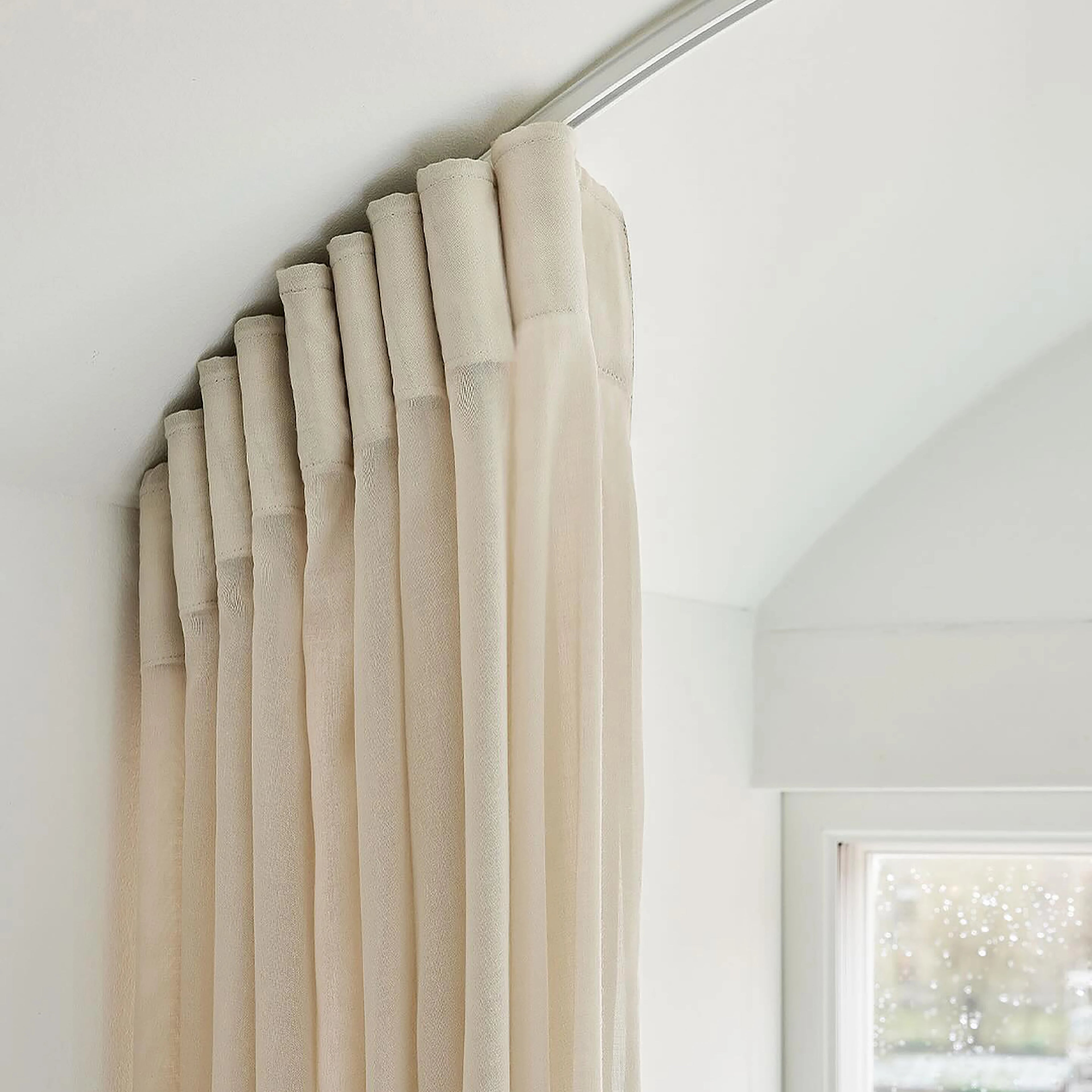 Custom  Tulle Curtains Fabric Window and Door Coverings with Blackout Feature for Bedroom Living Room Home Use