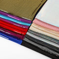 Stretch Hologram Spandex Foil Leather Fabric Foiled Stretch Fabric Stock PU Spandex for Women Dress Skirts