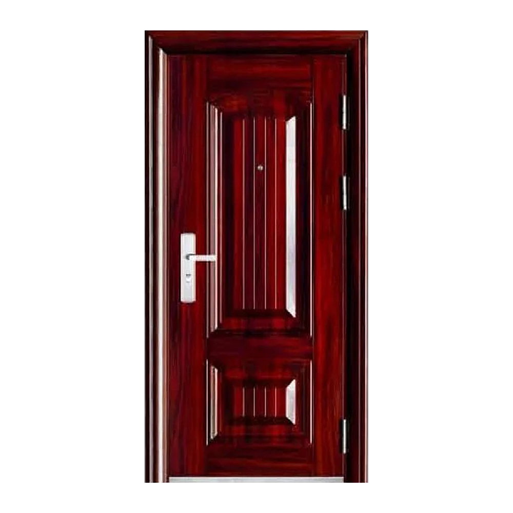 Factory Hot Sales Turkish Entrance Metal Exterior Front Steel Security Door With Smart Lock