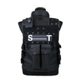 SturdyArmor Custom Chaleco Tactico Gilet Tattico Colete Modular Zipper Tactical Vest Black Polyester Adjustable Outdoor Training