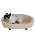Eco-friendly Waterproof Pet Bed Luxury  PU Leather Pet Dog Sofa Bed