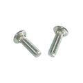 Carbon Steel Parafusos Flat Head Knurled-Neck Thread Zinc Coarse Carriage Bolt