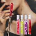 Custom Logo Private Label Long Lasting Moisturizing Lipgloss Fruit  Glossy Vegan Makeup Liquid Lipstick
