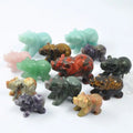 DIY diy stones gemstones jade bear for crystal gift jade carved bear