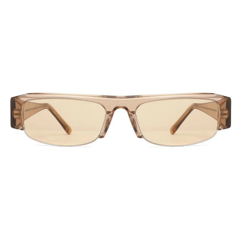 2026 Retro Chinese Half-rim Acetate Sunglasses  Trendy Luxury Polarized Fashion Sunglasses Wholesale Custom Logo Glasses